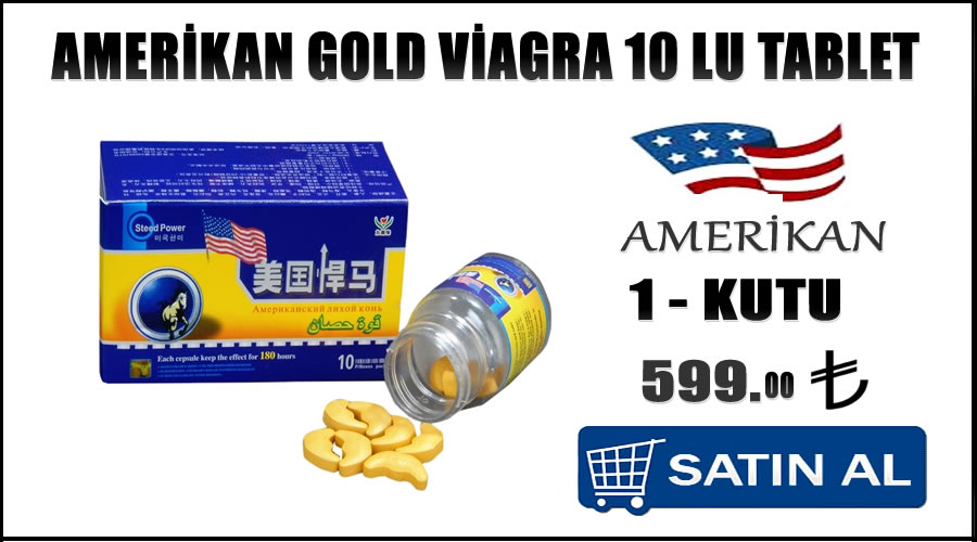 Amerikan gold viagra 3800 mg ereksiyon hapı