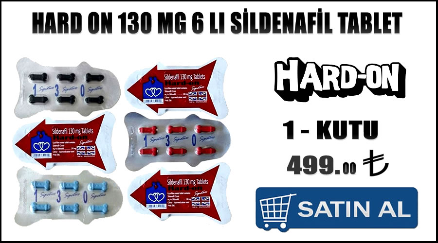 Hard on 130 mg tablet eczane satışı