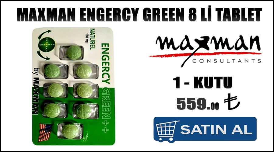 Maxman green tablet satış fiyatı