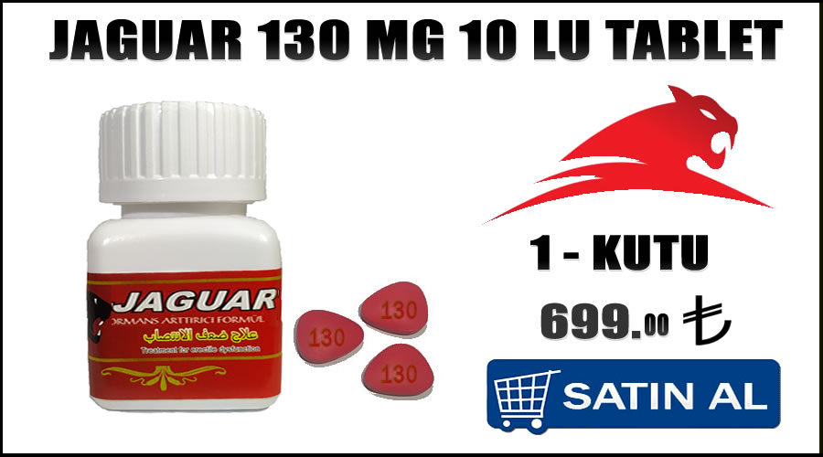  jaguar 130 mg 10 lu hap satış yerleri