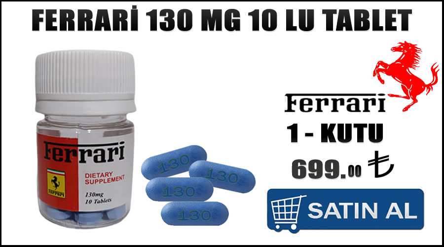 Ferrari 130 mg 10 lu sipariş takip